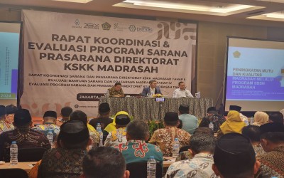 Evaluasi Program Sarpras, Dirjen Pendis Harap SBSN dapat Ungkit Mutu Pendidikan di Madrasah